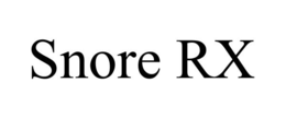 SNORE RX trademark