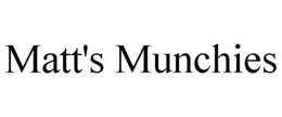 MATT'S MUNCHIES trademark