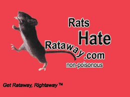 RATS HATE RATAWAY.COM, NON-POISONOUS, GET RATAWAY, RIGHTAWAY trademark