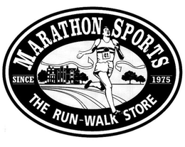 MARATHON SPORTS SINCE 1975 THE RUN-WALK STORE trademark