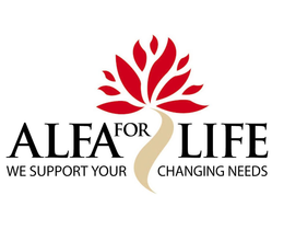 ALFA FOR LIFE WE SUPPORT YOUR CHANGING NEEDS trademark
