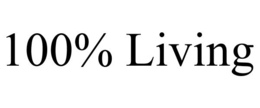 100% LIVING trademark