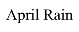 APRIL RAIN trademark