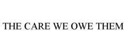 THE CARE WE OWE THEM trademark