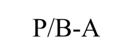 P/B-A trademark