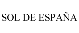 SOL DE ESPAÑA trademark