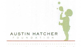 AUSTIN HATCHER FOUNDATION FOR A CAREFREE CHILDHOOD trademark
