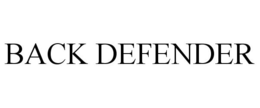 BACK DEFENDER trademark