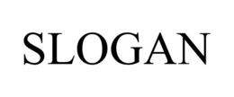 SLOGAN trademark