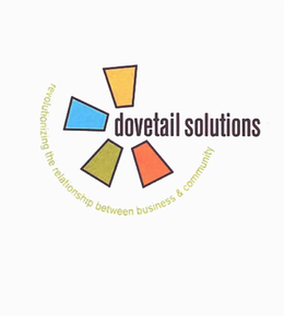 DOVETAIL SOLUTIONS REVOLUTIONIZING THE RELATIONSHIP BETWEEN BUSINESS & COMMUNITY trademark