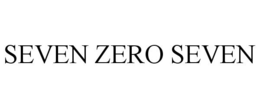 SEVEN ZERO SEVEN trademark