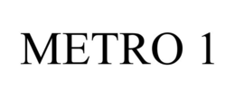METRO 1 trademark