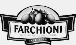 FARCHIONI QUALITA NELLA TRADIZIONE DAL 1780 trademark