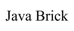 JAVA BRICK trademark