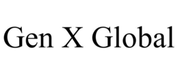 GEN X GLOBAL trademark