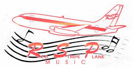 RSP RED STRIPE PLANE MUSIC trademark