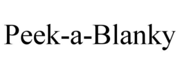 PEEK-A-BLANKY trademark