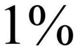 1% trademark