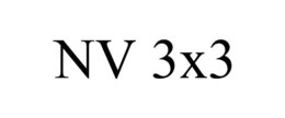 NV 3X3 trademark
