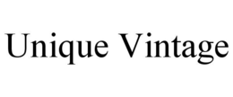 UNIQUE VINTAGE trademark