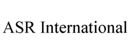 ASR INTERNATIONAL trademark