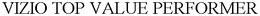 VIZIO TOP VALUE PERFORMER trademark