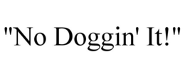 "NO DOGGIN' IT!" trademark