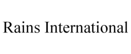 RAINS INTERNATIONAL trademark