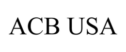 ACB USA trademark