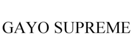 GAYO SUPREME trademark