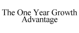 THE ONE YEAR GROWTH ADVANTAGE trademark