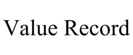 VALUE RECORD trademark