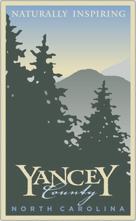 YANCEY COUNTY NORTH CAROLINA NATURALLY INSPIRING trademark