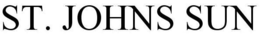 ST. JOHNS SUN trademark