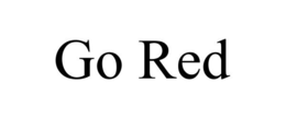 GO RED trademark