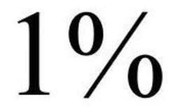 1% trademark