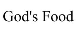 GOD'S FOOD trademark