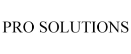 PRO SOLUTIONS trademark