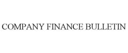 COMPANY FINANCE BULLETIN trademark