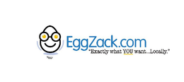 EGGZACK.COM "EXACTLY WHAT YOU WANT...LOCALLY." EGGY trademark