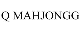 Q MAHJONGG trademark