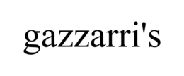 GAZZARRI'S trademark
