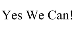 YES WE CAN! trademark