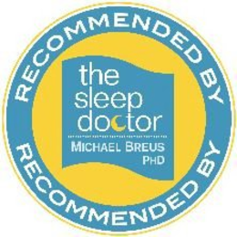 RECOMMENDED BY THE SLEEP DOCTOR MICHAEL BREUS PHD RECOMMENDED BY trademark