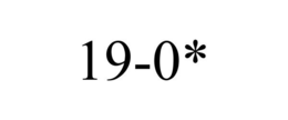 19-0* trademark