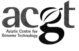 ACGT ASIATIC CENTRE FOR GENOME TECHNOLOGY trademark