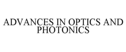 ADVANCES IN OPTICS AND PHOTONICS trademark
