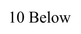 10 BELOW trademark