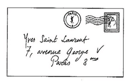 YVES SAINT LAURENT 7, AVENUE GEORGE V PARIS 8 IME YSL PARIS 8 trademark