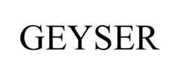 GEYSER trademark